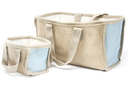 Stacking Natural Jute Baskets