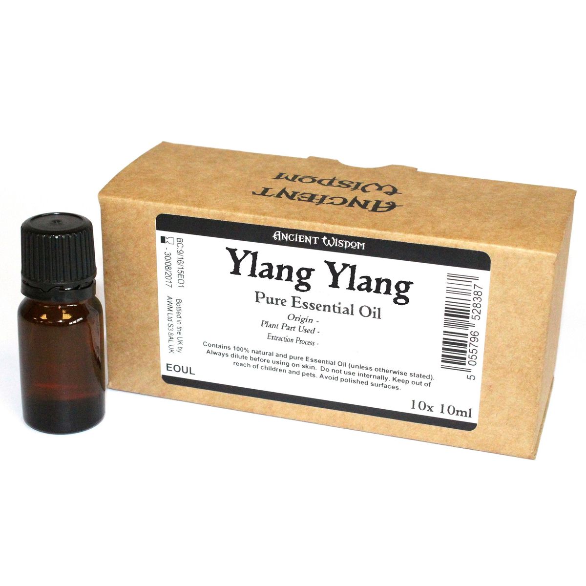 10 ml Óleo essencial sem etiqueta de ylang-ylang