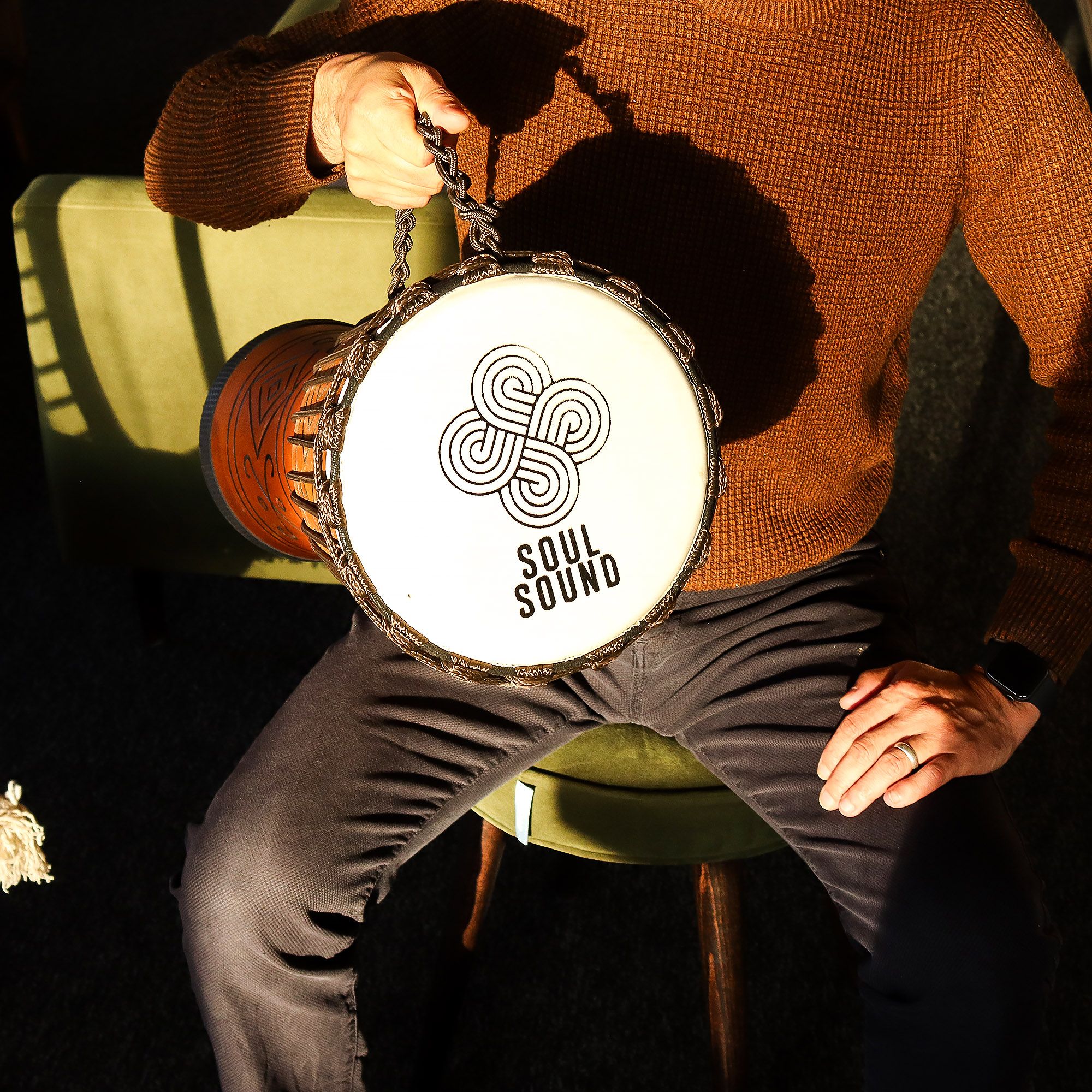 Tambor Pro Djembe Grande "Sonido del Alma" – Sonido Grave – 50 cm