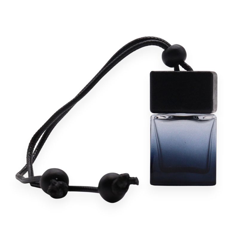 Black - Car Diffuser Hanging Bottles - 8ml - (3 assorted designs x 4)