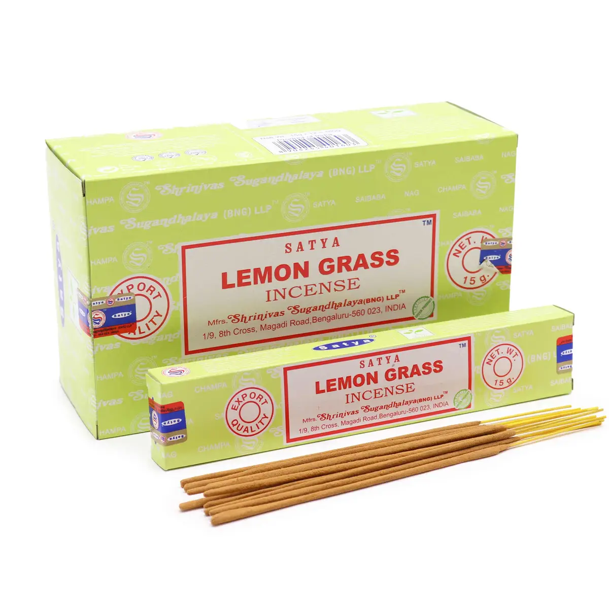 Satya Incense 15gm - Lemongrass — Incense · GlowDuty apothecary