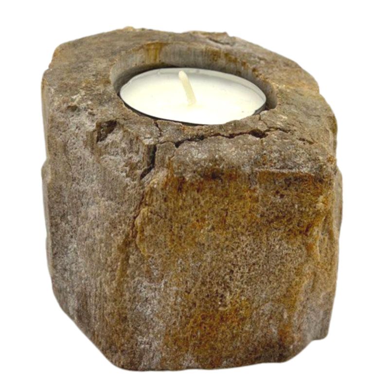 Kamenný Svícen - Nízký - Jedna Svíčka