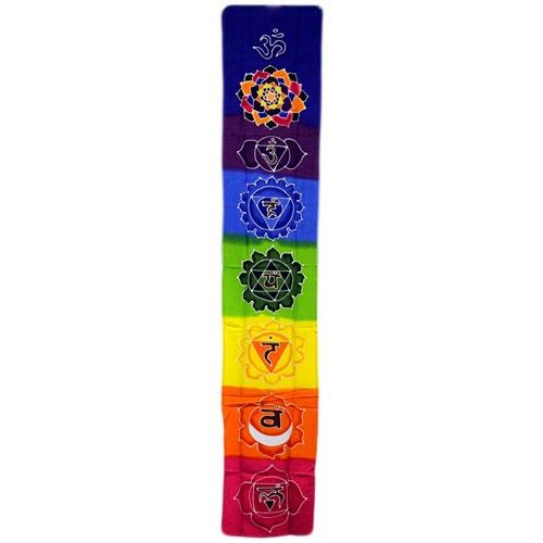 Banner vertical Chakra - Arco-íris 183x35cm