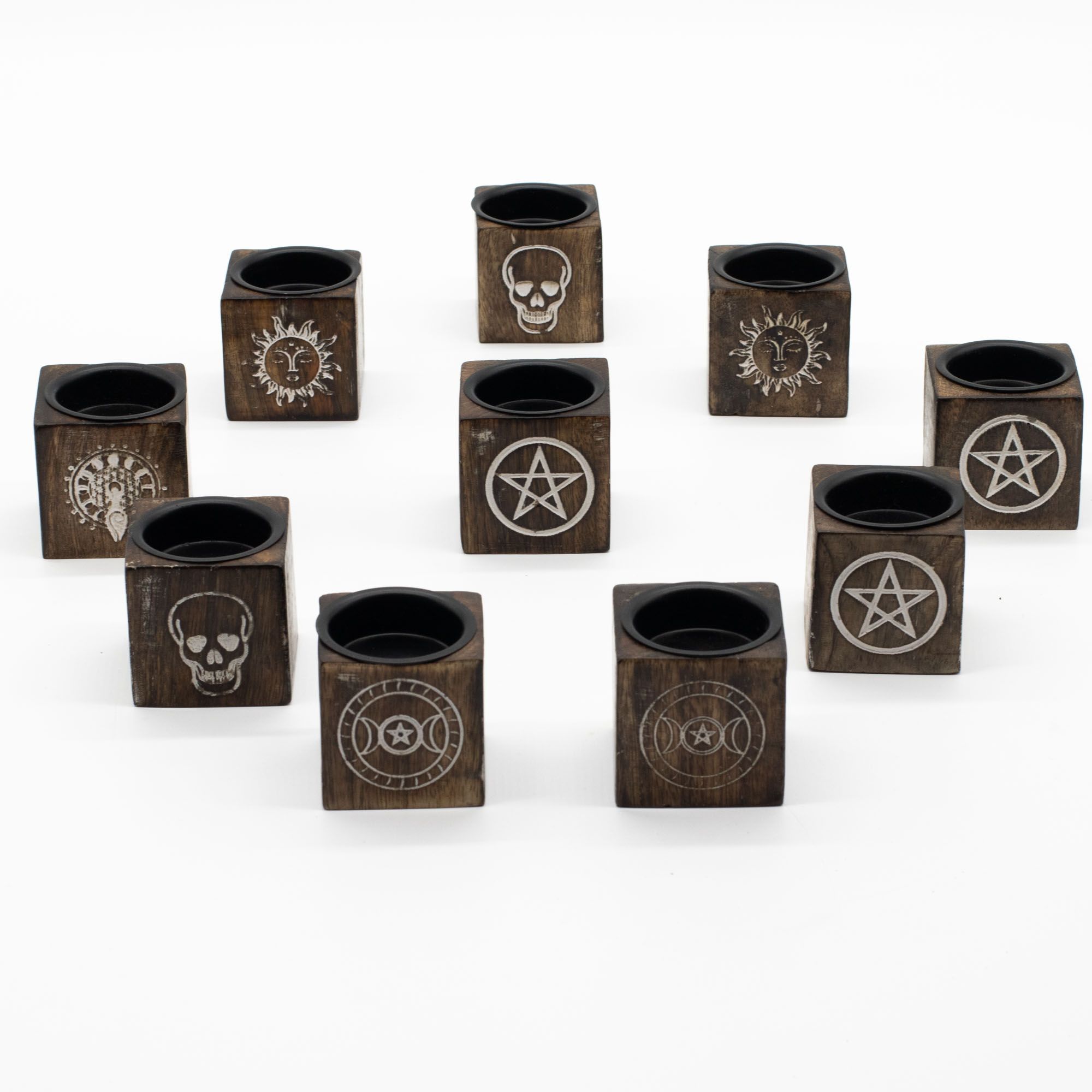 Suportes Multifuncionais em Forma de Cubo - 5x5x5 cm - Seleção de Bruxaria