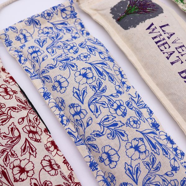 Sacs de Blé en Coton Naturel - Bleu