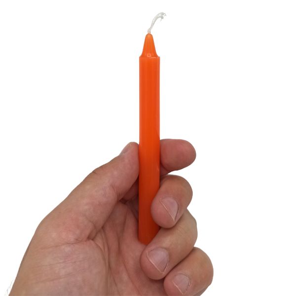 Ezoterické Magické Sviečky (balenie po 12 ks) - Oranžové - Sakrálna Čakra