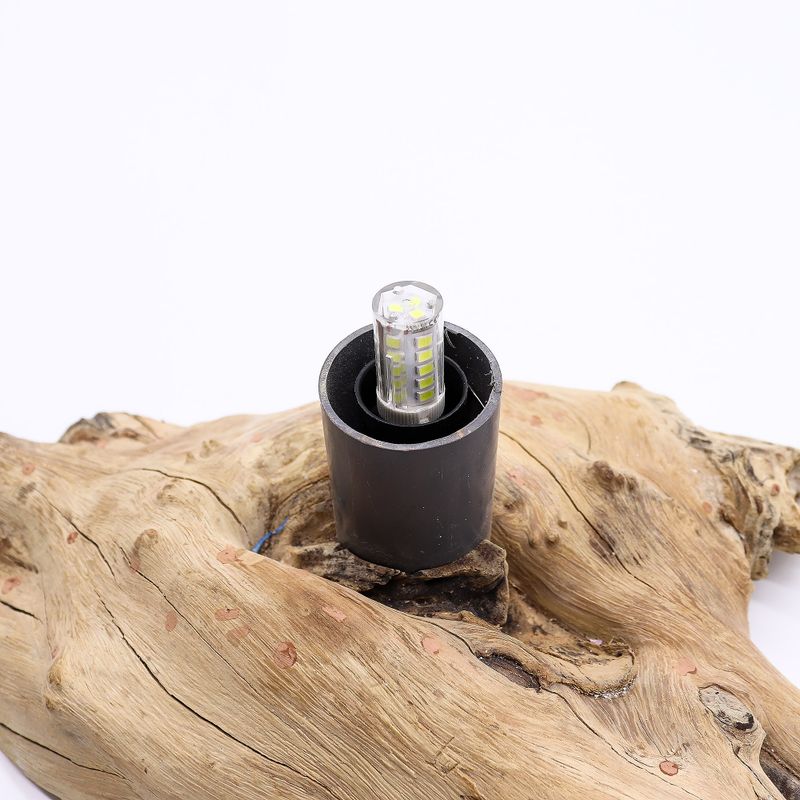 DriftGlow Lamp Cotton Luna Ivory Shade