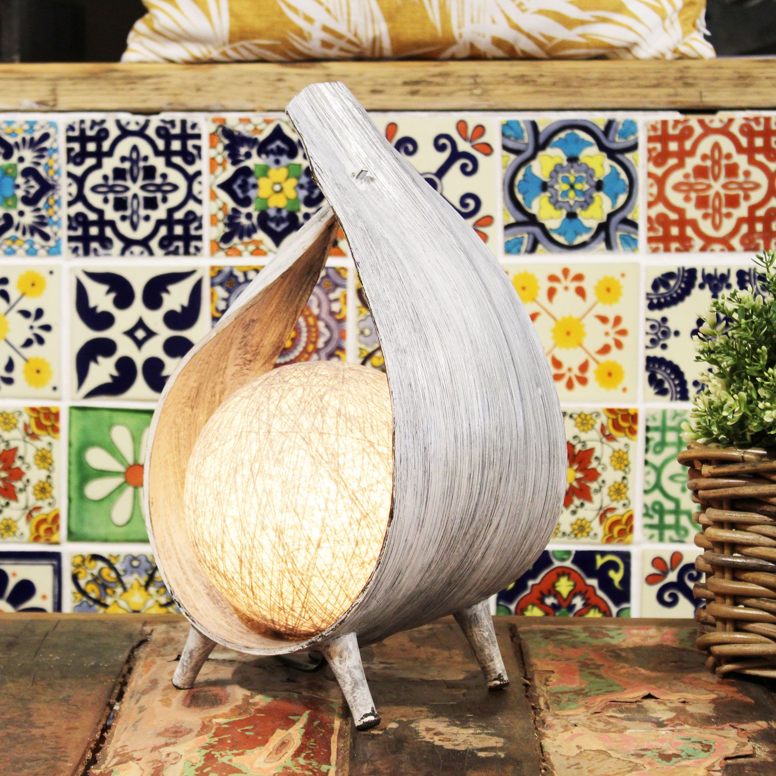 Natural Coconut Leaf Lamps