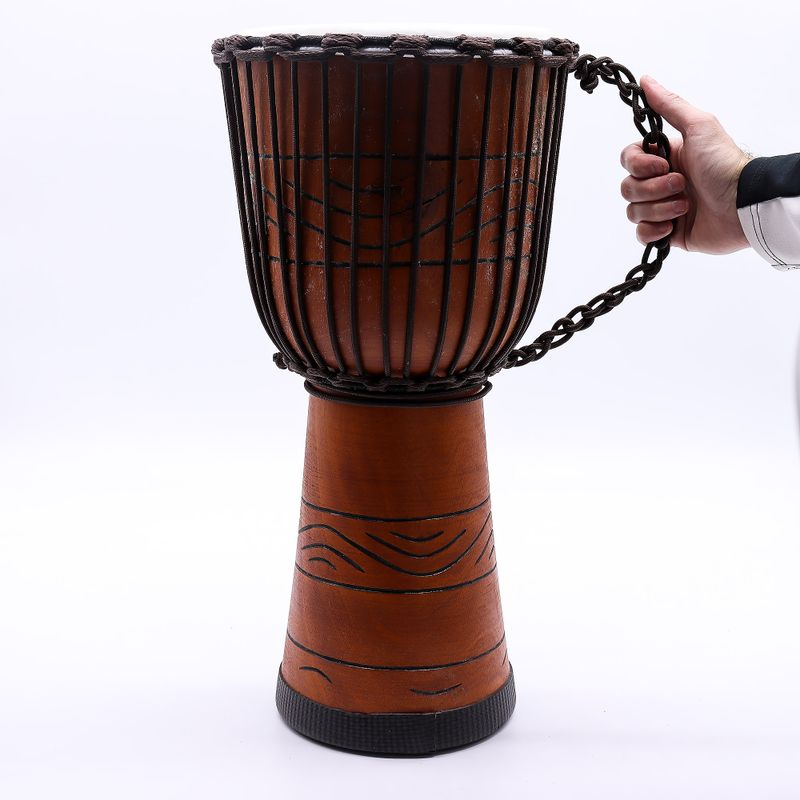 Large Pro Djembe Drum - Freedom Rhythm (high) - 50cm (22cm Diameter)
