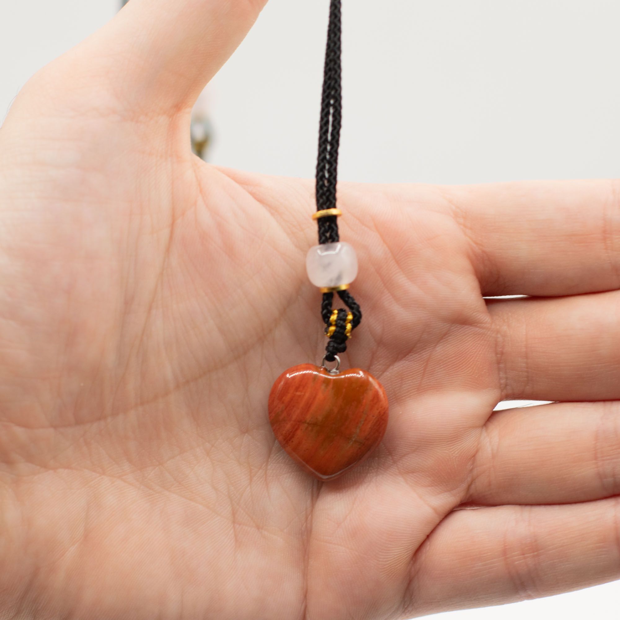 Colares de Corda com Pedras Peciosas - Formas Variadas (sortidos)