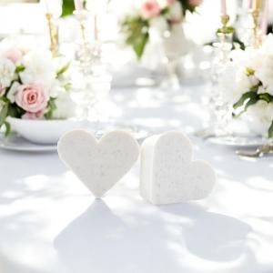 Jaboncitos Invitados en forma de Corazón