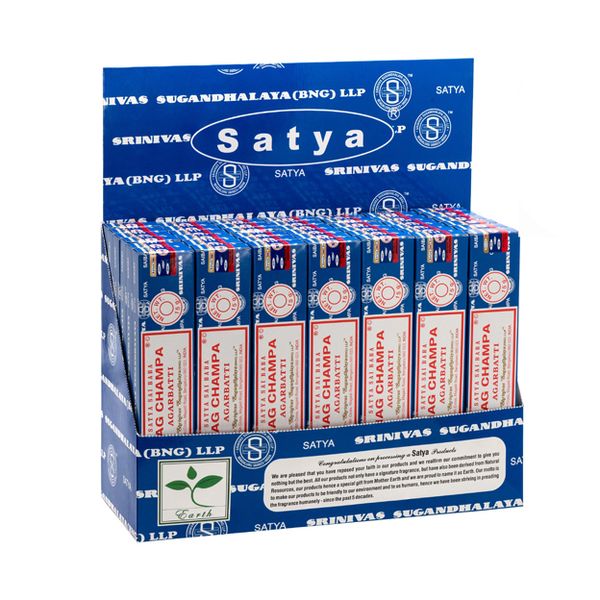 Pack de Exibição - Incenso Satya Nagchampa 15 Gms