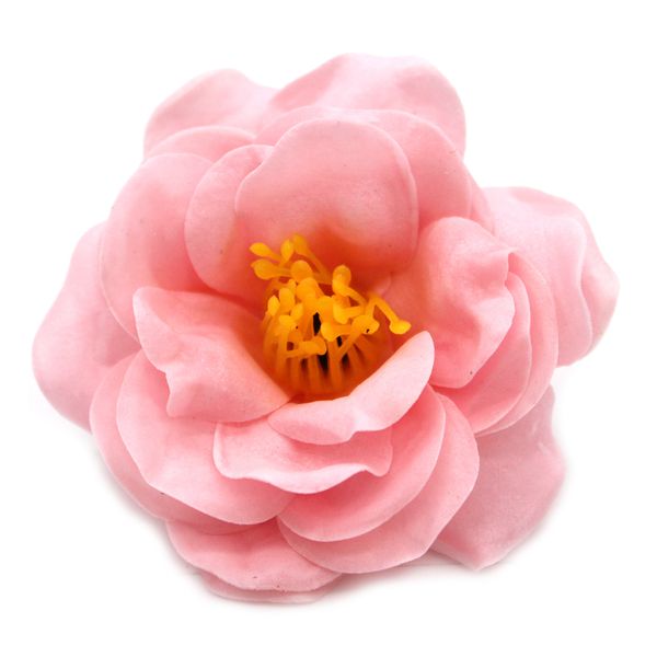 Camélia de Savon pour Bouquet - Rose Clair