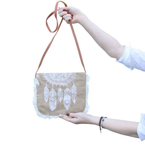 Sac à Franges Imprimé - Mandala