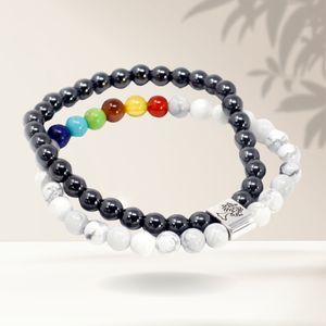 Pulseras de Piedras Preciosas Magnética