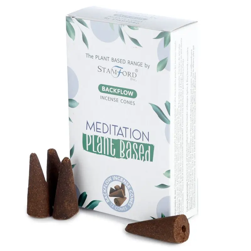 Plant Based Backflow Incense Cones - Meditation — Incense · GlowDuty apothecary