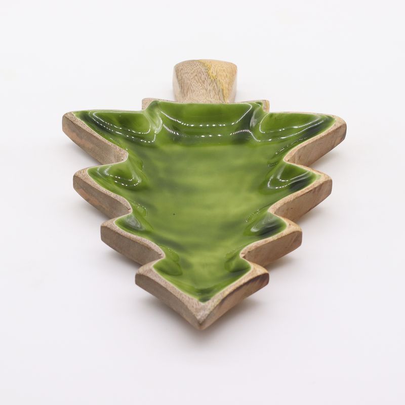 Lost in the Forest -  Enamel Tree Wooden Bowl