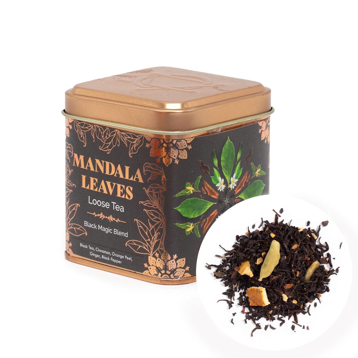 Mistura de Chá Magia Preta - 50 g Lata