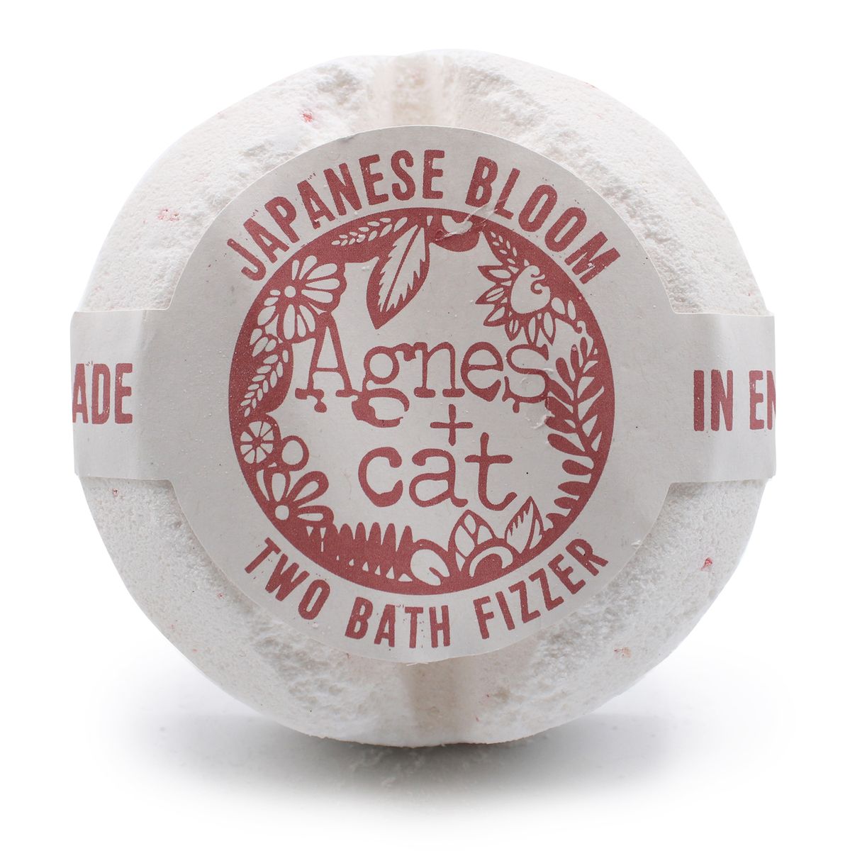 Agnes + Pastilha efervescente para banho de gatos - Flor Japonesa
