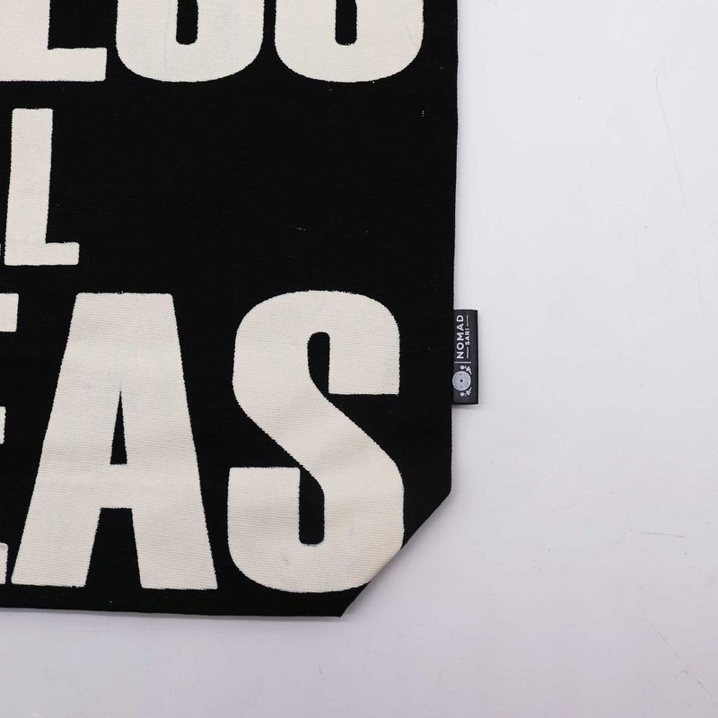 Iconic Classic Tote Bag - ACCESS ALL AREAS - Black Natural 10oz (36x43x10cm)