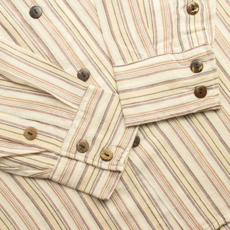 Nomad Sari Grandad Shirt - Brown Beige - XL