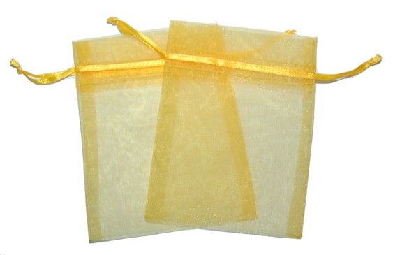Bolsa de Organza - Amarelo