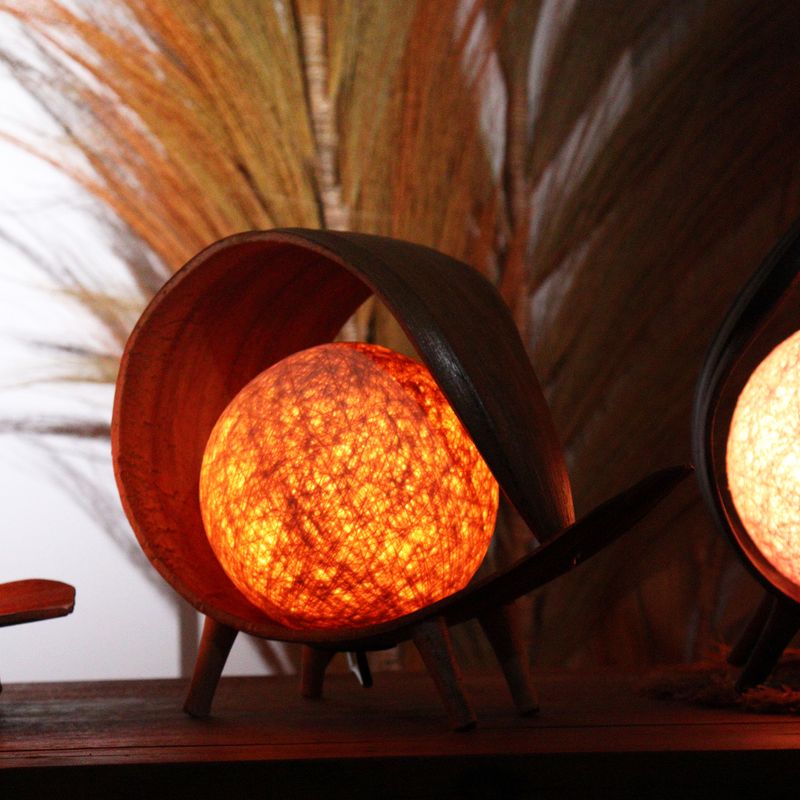 Lampion od Prirodnih Kokosovih Listova - Prirodna Petlja