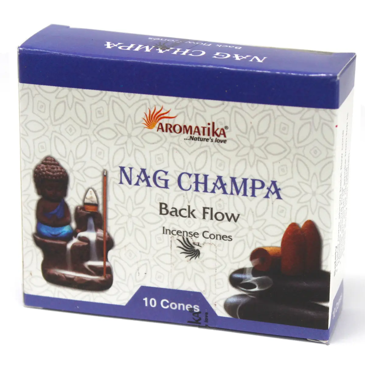 Aromatica Backflow Incense Cones - Nag Champa — Incense · GlowDuty apothecary