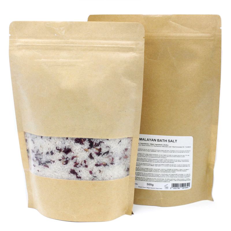 Mistura de sais de banho do Himalaia 165 g - Sensual - Etiqueta Branca