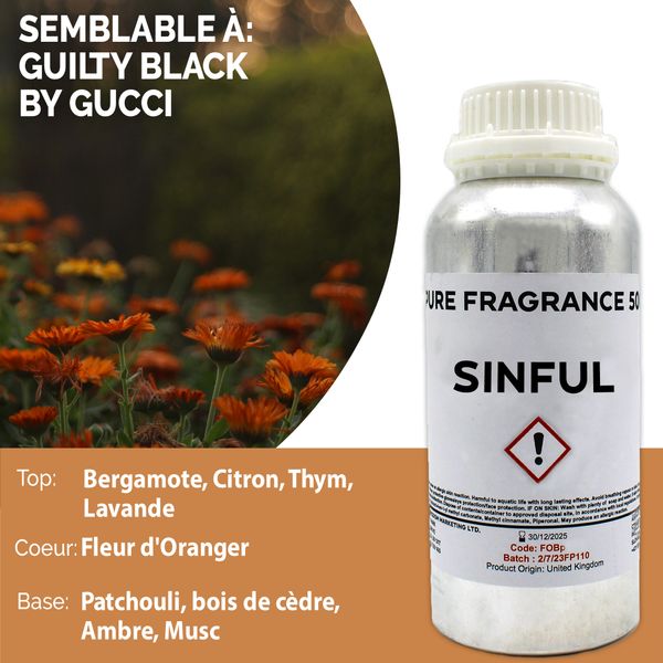 Huile de Parfum Pure Sinful - 500ml