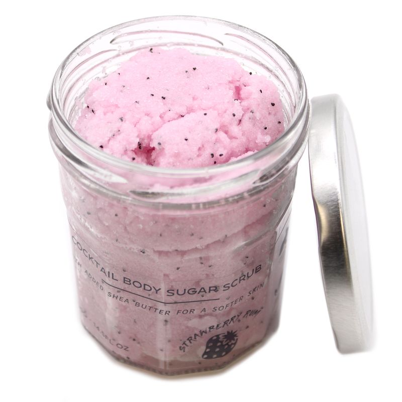 Gommage Corporel Parfumé au Sucre - Fraise Rhum 300g