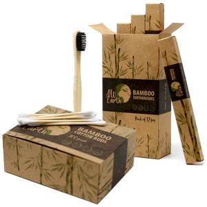 Бамбукови Клечки за Уши и Четки за Зъби