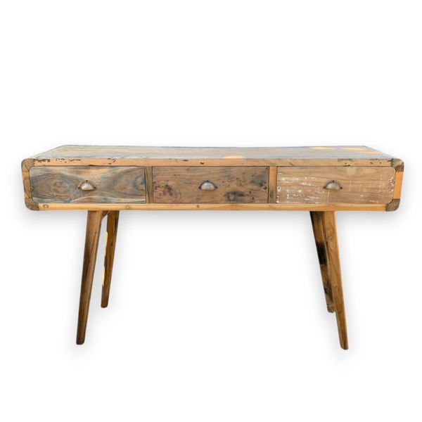Mesa consolas - madeira reciclada - 150x50x80cm