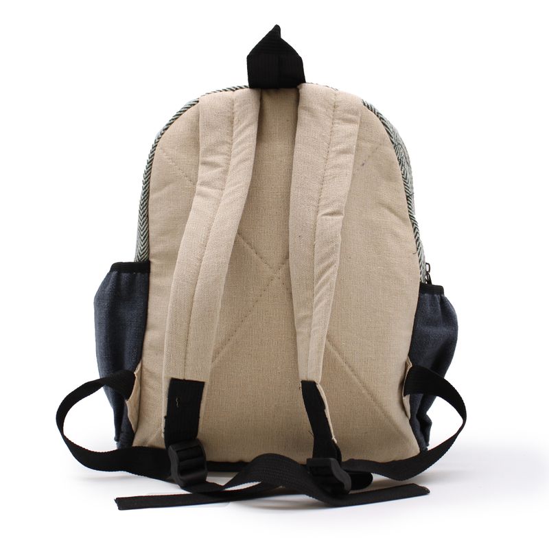 Petit Sac à Dos en Chanvre -  Design Arbre Bodhi