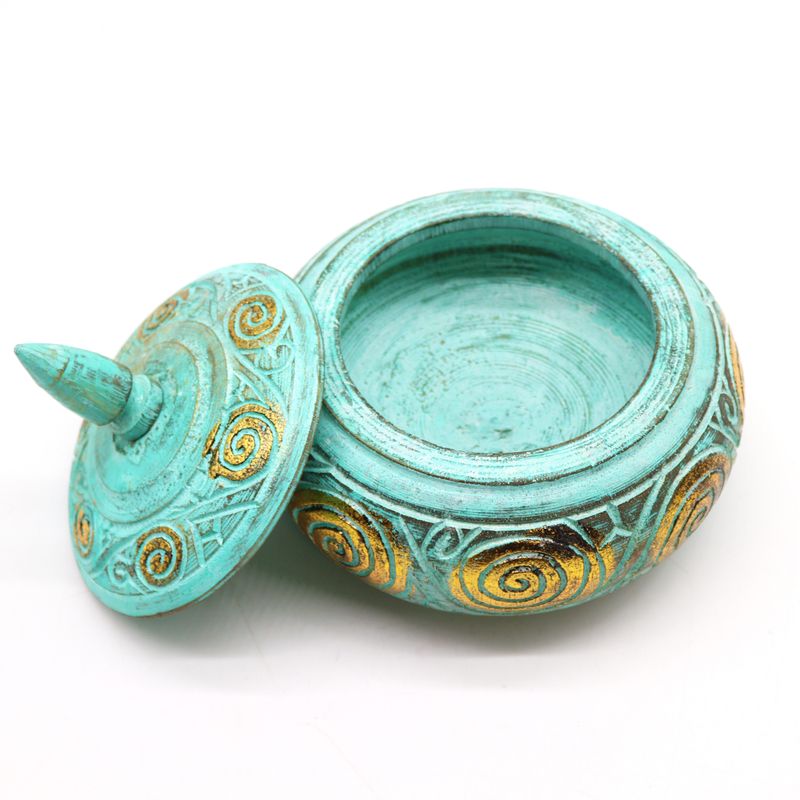 Jarre Basse Turquoise