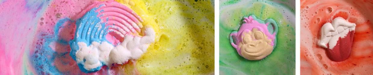 Shaped Bath Bombs for Kids
