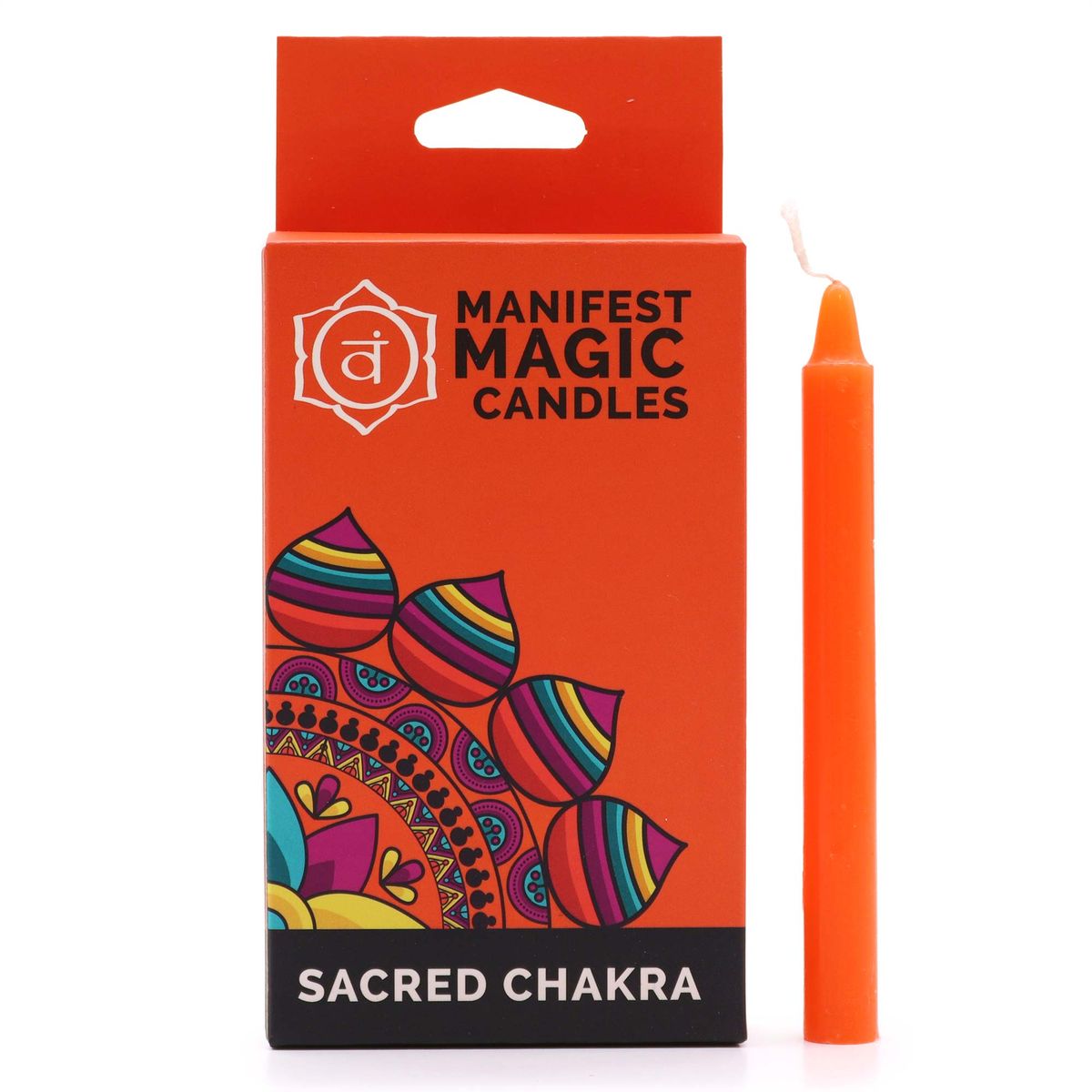 Velas Mágicas Manifest (pacote de 12) - Laranja - Chakra Sacro