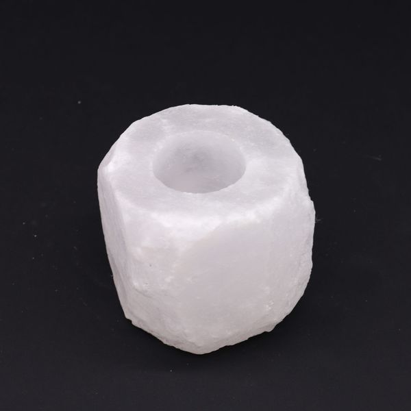 Bougeoir en Sel de l'Himalaya Roche de Cristal 600-800 g