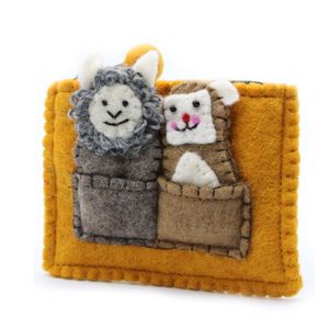 Pouch with Finger Puppets