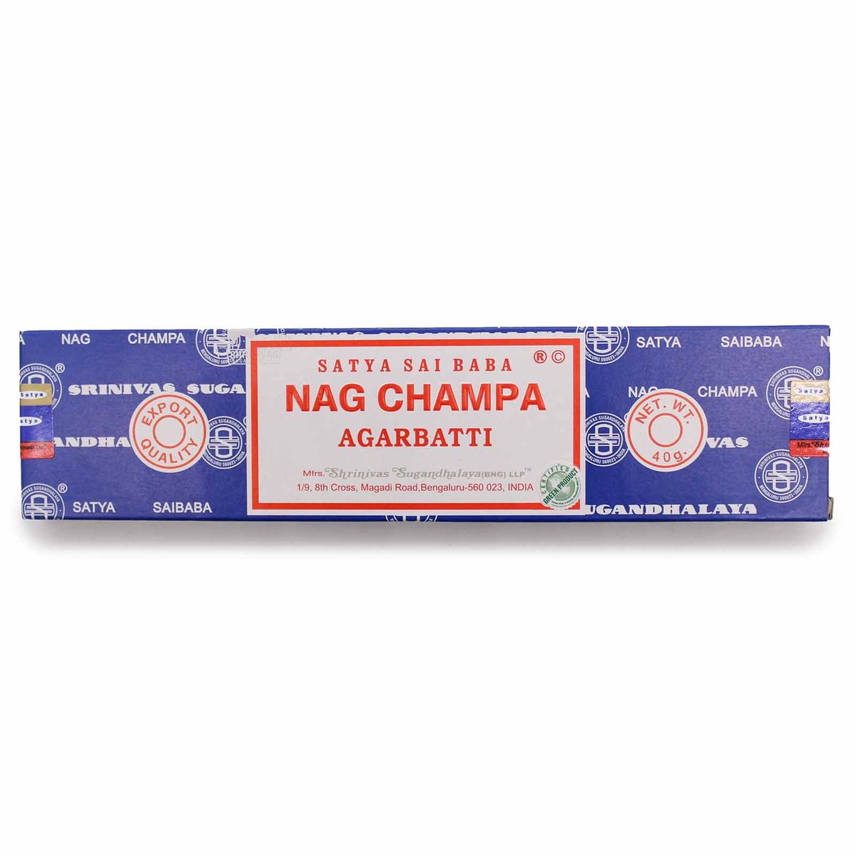 Incenso Nag Champa 15 g (1 caixa de 12)