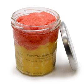Fără Etichetă Scrub de Corp Parfumat cu Zahăr - Sangria de Piersici 300g