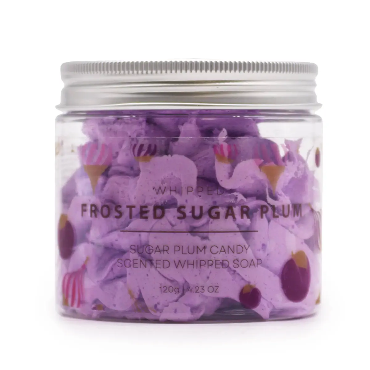 Frosted Sugar Plum Whipped Cream Soap 120g — Soap · GlowDuty apothecary