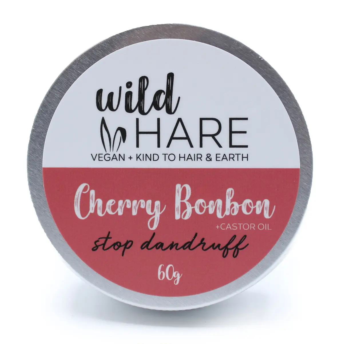 Wild Hare Solid Shampoo 60g - Cherry Bonbon — Hair · GlowDuty apothecary