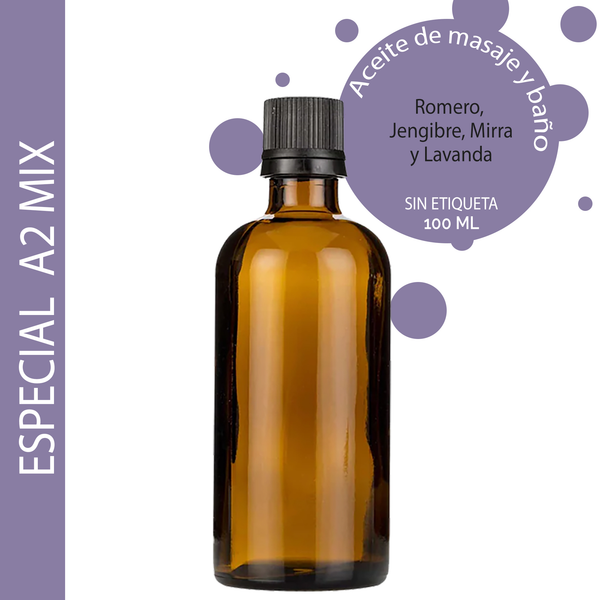Aceite de Masaje - Especial A2 Mix 100ml - Sin etiquetar