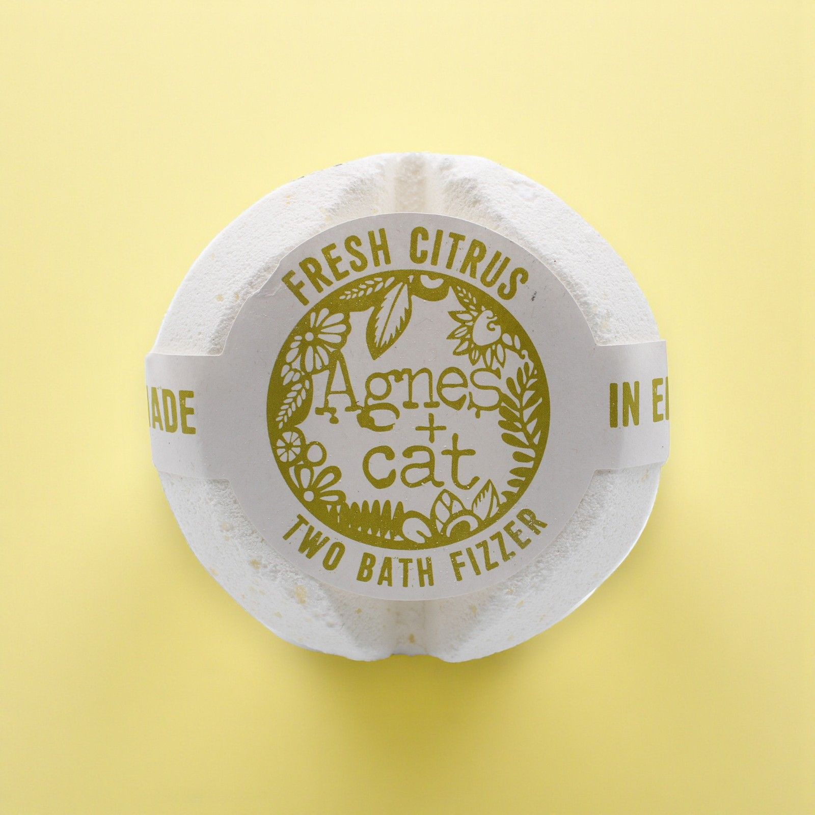 Agnes + Cat Bath Fizzer - Fresh Citrus