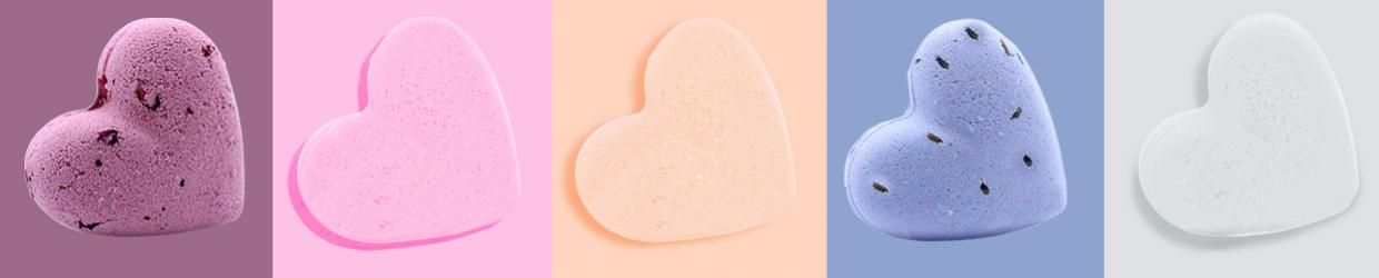 Love Heart Bath Bomb 70 g