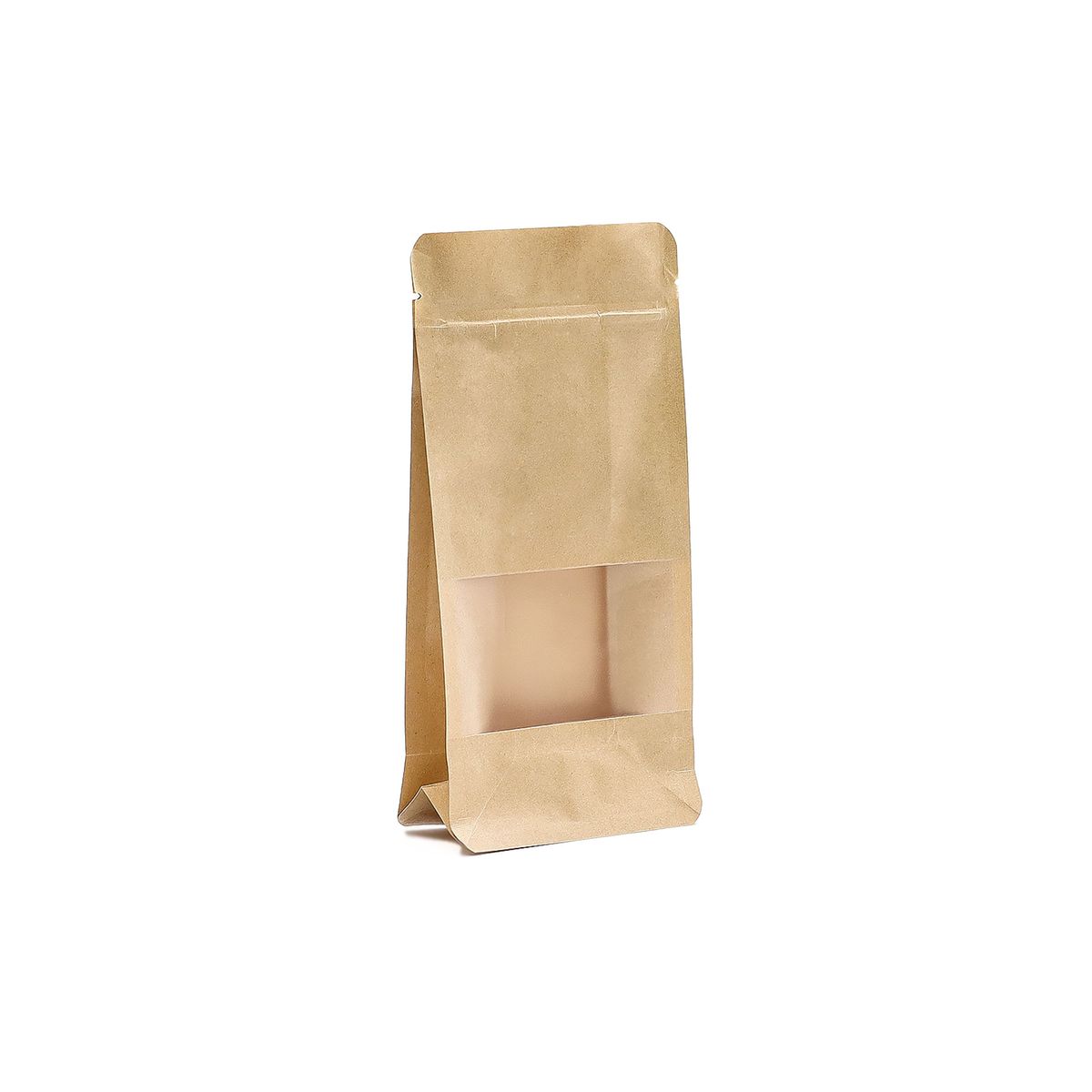 Sacos Kraft com janela 10x20 cm