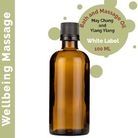Huile de Bain et de Massage - Bien être - 100ml - Marque Blanche