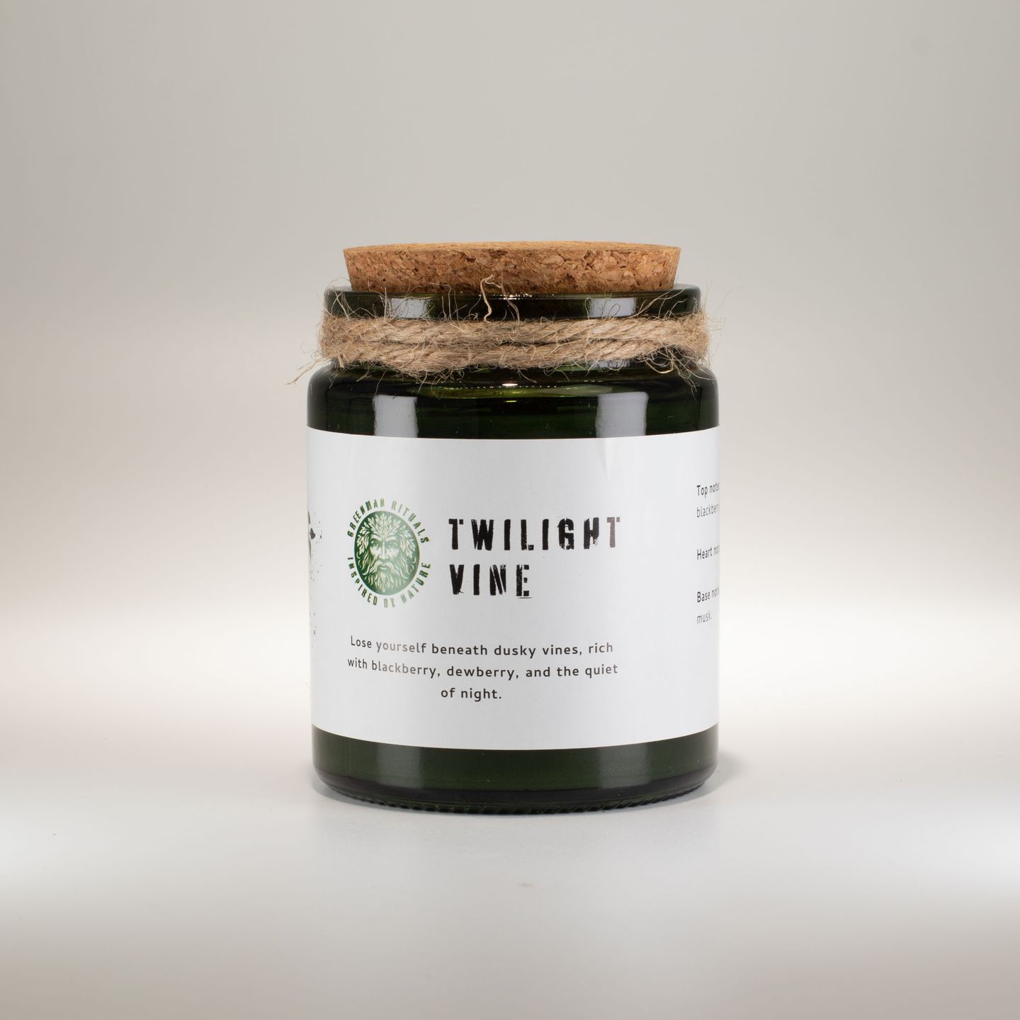 Greenman Woodwick Soy Candles