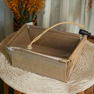 Boîtes cadeau en jute